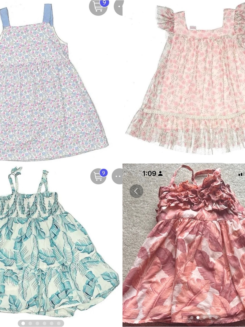 Bundle of Janie and Jack and Zara dresses